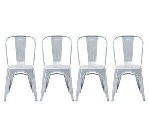Pack 4 sillas Tolix asiento metal Form Design