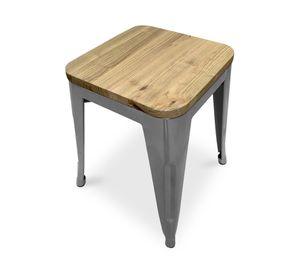 Piso Tolix asiento madera metal Form Design