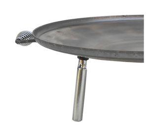 Parrilla disco asados/mariscos 45 cm acero