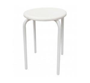 Piso apilable asiento plástico blanco