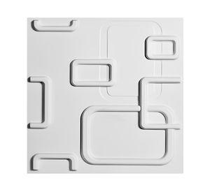 Lámina panel pared PVC 3D Aro 12 unidades