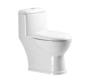 WC one piece piso 30 cm botón Dual cierre suave 2004 blanco