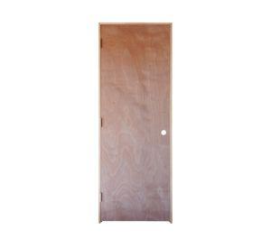 Kit Puerta interior 60x200 cm Terciado con perforación izquierda