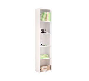 Librero 5 niveles Malmo blanco