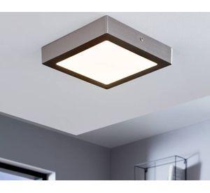 Panel sobreponer LED 16.5W 1L luz cálida Fueva 1 níquel
