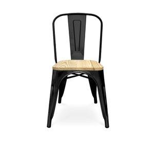 Silla Tolix negro/natural Form Design