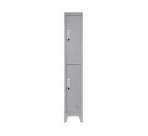 Locker 2 puertas gris Maletek