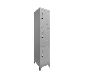 Locker 3 puertas gris Maletek
