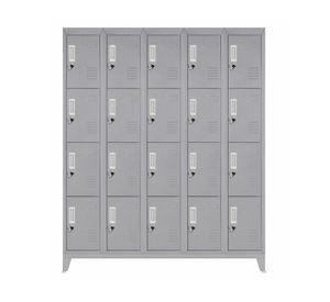Locker 20 puertas gris Maletek