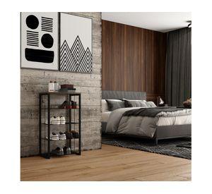 Estante 4 niveles Home Design legno/negro