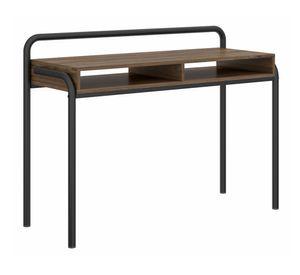Escritorio 2 espacios Connect  legno/negro mate