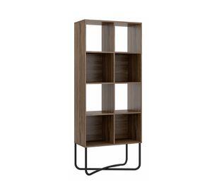 Estante 4 niveles Connect  legno/negro mate
