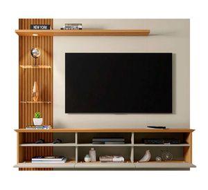 Panel TV 60'' Trend blanco invierno/canela
