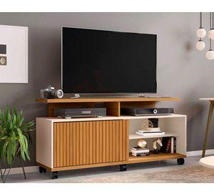 Rack TV 52'' Topazio blanco invierno/canela