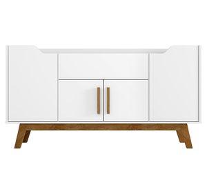 Buffet 1 cajón Future blanco/canela