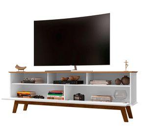 Rack TV 65'' Elegant canela/blanco