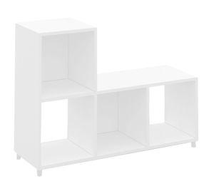Repisa 4 espacios E Cubos blanco Tecnomobili.