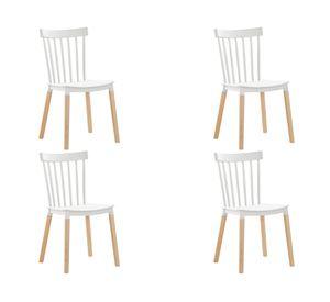 Silla Style blanco 4 unidades Idetex