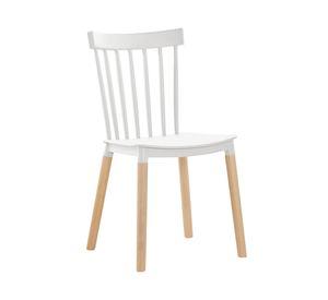 Silla Style blanco 4 unidades Idetex