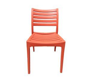Silla Edus naranjo 2 unidades Idetex