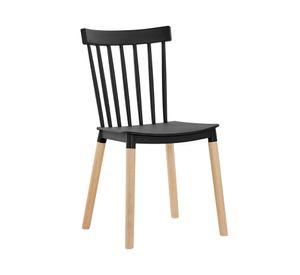 Silla Style negro 4 unidades Idetex