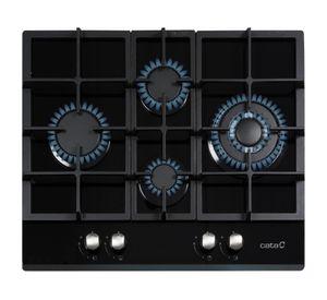 Encimera a gas 4 quemadores LCI 6031 BK negro Cata