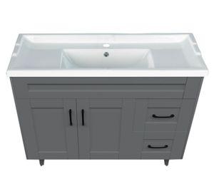 Mueble vanitorio 100 cm BM-DELUXE-100SKG+F-1 gris