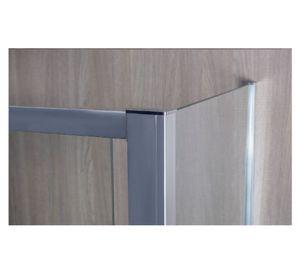 Set mampara corredera esquina 120x70 cm