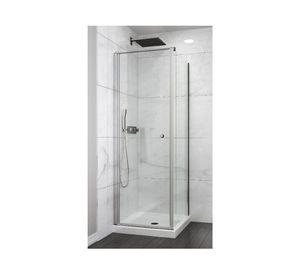 Mampara esquina abatible 190x80x80 cm
