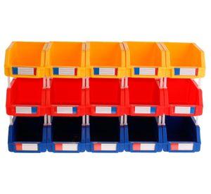 Caja organizadora 7.4x10.16 cm 15 piezas
