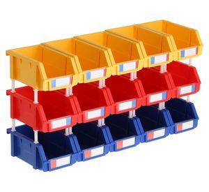 Caja organizadora 7.4x10.16 cm 15 piezas