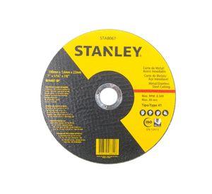Disco corte metal 180 x 1.6 x 22 mm STA8067 tipo 41 Stanley