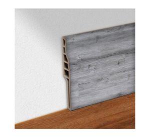 Guardapolvo PVC 15 mm 9x200 cm gris Londres