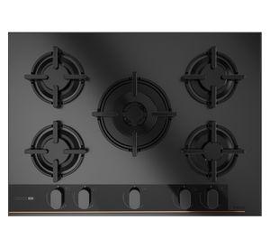 Encimera a gas 5 quemadores GBC-75 G1 Infinity negro