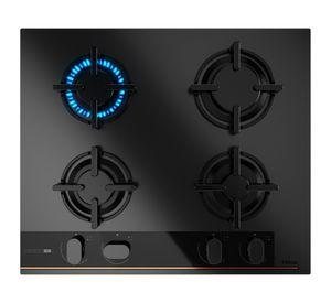 Encimera a gas 4 quemadores GBC-64 G1 Infinity negro