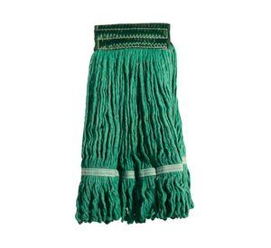 Mopa algodón tipo garra verde 45x25x5 cm