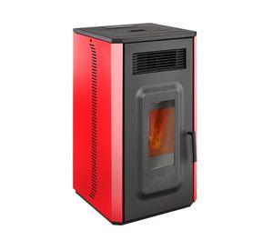 Calefactor pellet 10700W Vulcan 10 rojo