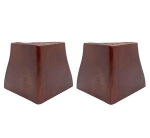 Set 2 patas de cama Madera hog.216 caoba