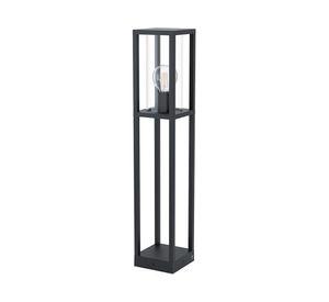 Lámpara pie 40W E27 1L Cascinetta negro