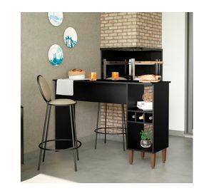 Mesa de comedor Höga negro