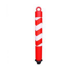 Hito abatible rojo