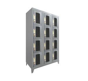 Locker 6 puertas M3-04 gris