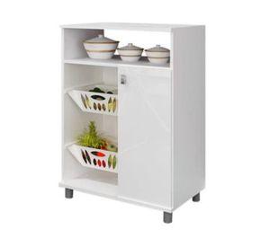 Mueble frutero 1 puerta Amanda blanco