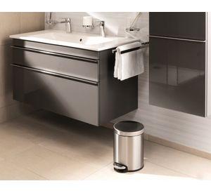 Papelero pedal 5 litros acero inoxidable