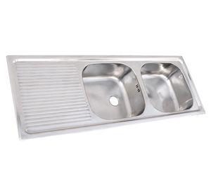 Lavaplatos de empotrar 43.5x123.5 cm Splendid