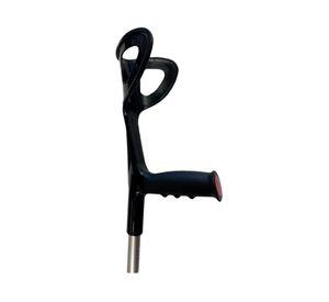 Bastón europeo codera fija 98 cm negro