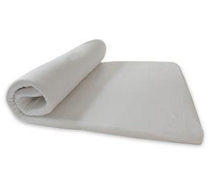 Catre eléctrico 5 posiciones + colchón PVC 8 cm + topper beige