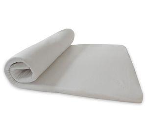 Catre eléctrico 5 posiciones + colchón PVC 10 cm + topper beige