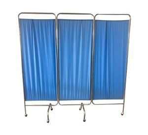Biombo separador 3 cuerpos azul