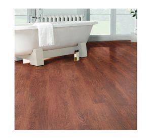 Rollo piso vinílico 0.5 mm Ilusión 3406 madera café 70 m2